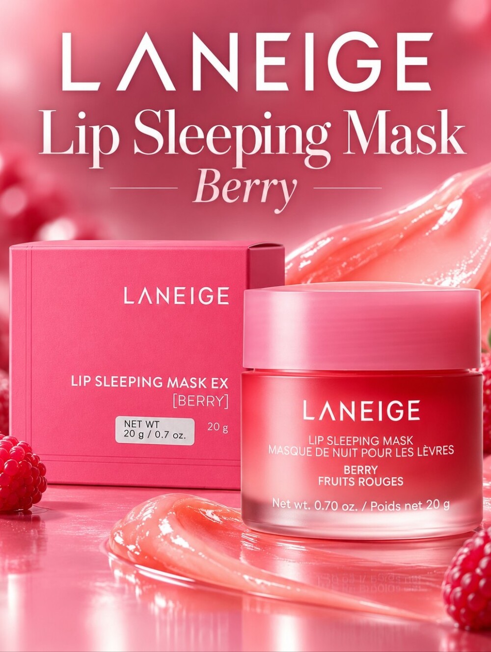 LANEIGE Lip Sleeping Mask – Berry (Original)